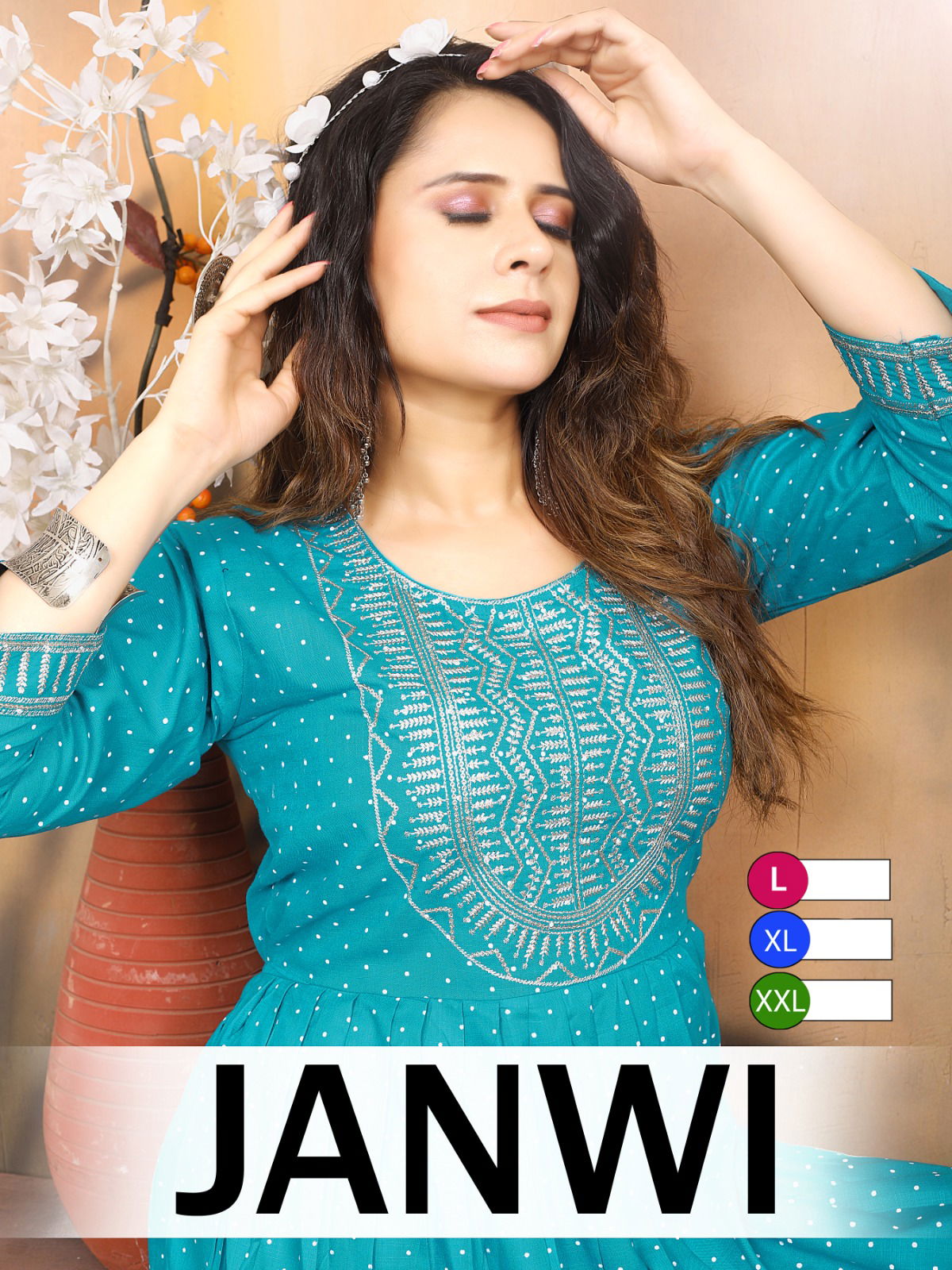 Fashion Begins Janwi Printed Kurti With Bottom Catalog
